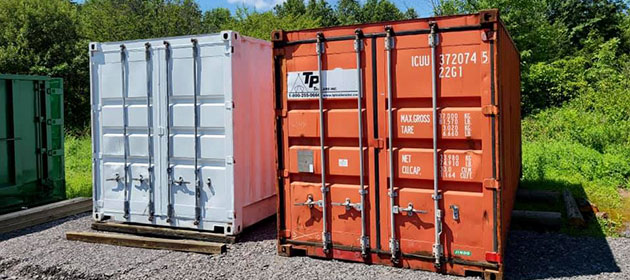 high cube and standard height containers