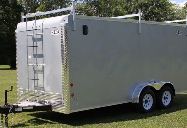 enclosed contractor trailers