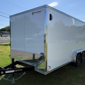 16' Enclosed Cargo Trailer in Polar White