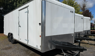 24′ Enclosed Trailer with Extra Width | Car Mate Trailers, Inc.
